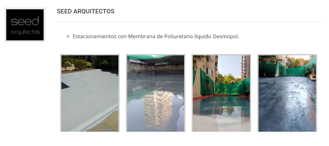 Servicio de impermeabilización